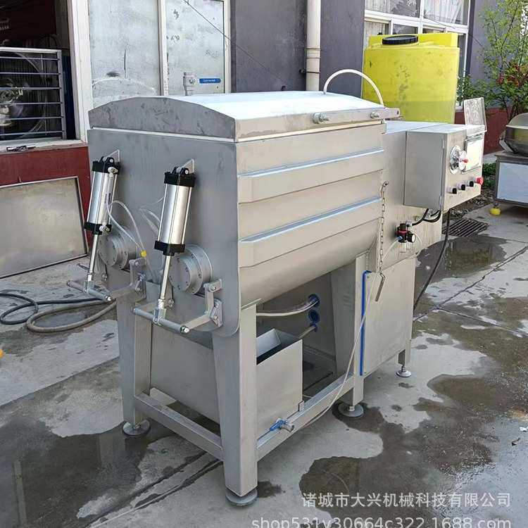 商用饺子肉馅真空拌馅机不锈钢腊肠变频搅拌机预制菜自动搅拌设备