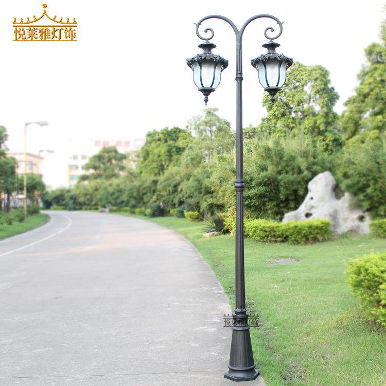 中山欧式户外庭院灯家用防水复古路灯别墅庭院室外照明灯具