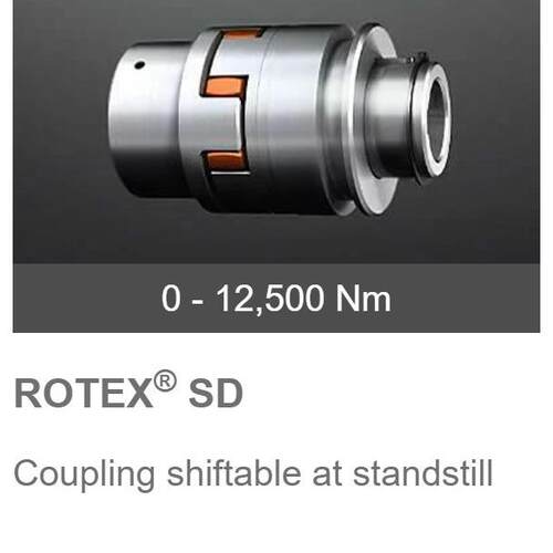 德国KTR-ROTEX-SD型离合器梅花联轴器Coupling shiftable at stan