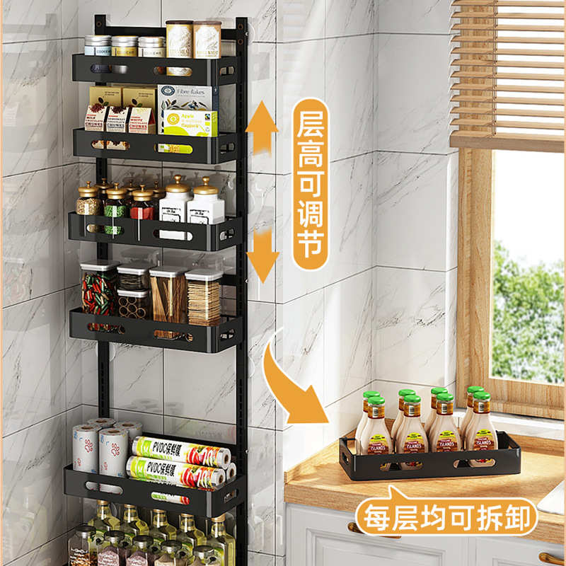 门后挂篮可调节宿舍门背置物架门上悬挂储物冰箱收纳整理架