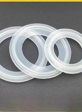 卫生卡箍垫圈不锈钢快速释放垫圈卡盘硅胶密封圈硅胶垫端口连接垫