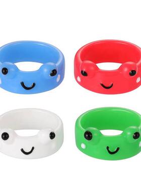 cartoon ring cute resin rings index finger knuckle ring 戒指