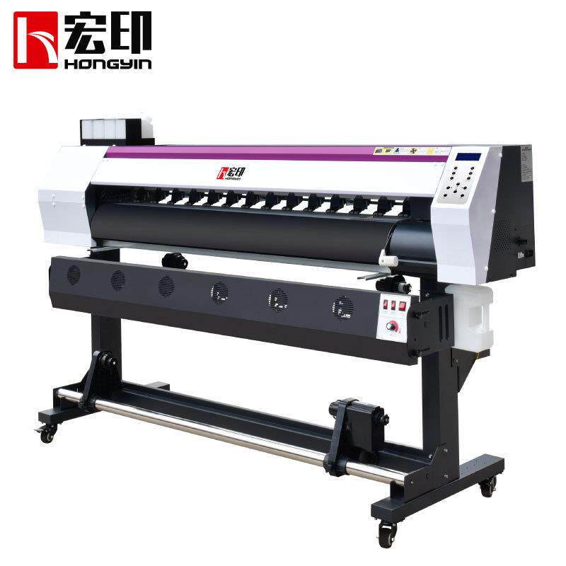 宏印Y1.8米单双头-A18高精度压H电写真LVS机户外广告车贴背胶打印