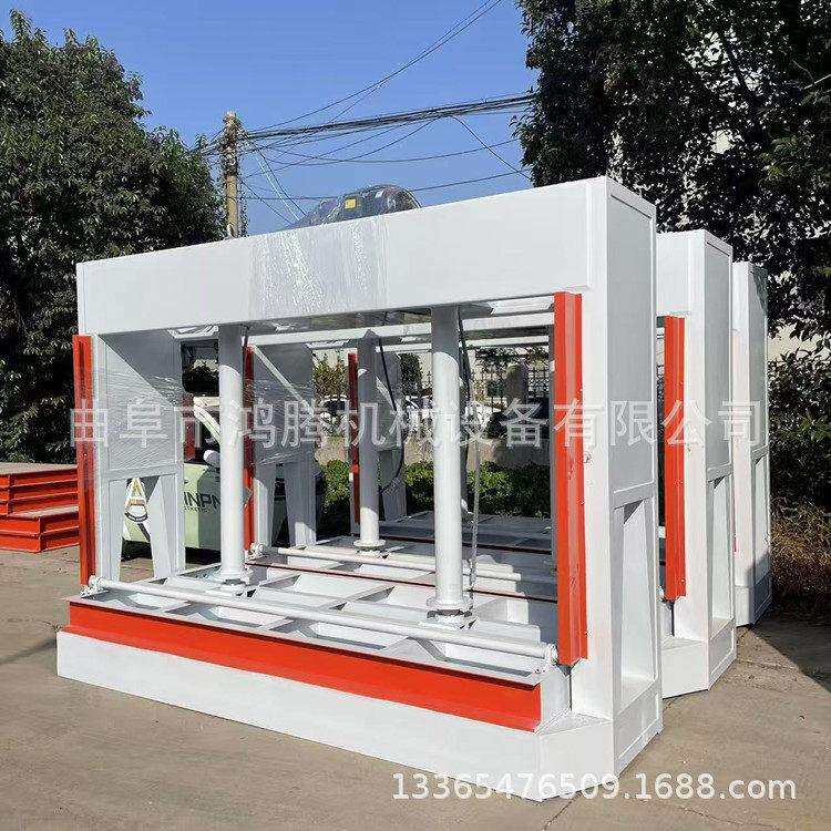 30吨木工液压冷压机 自动进出料压板机 陶瓷保温一体板复合压力机