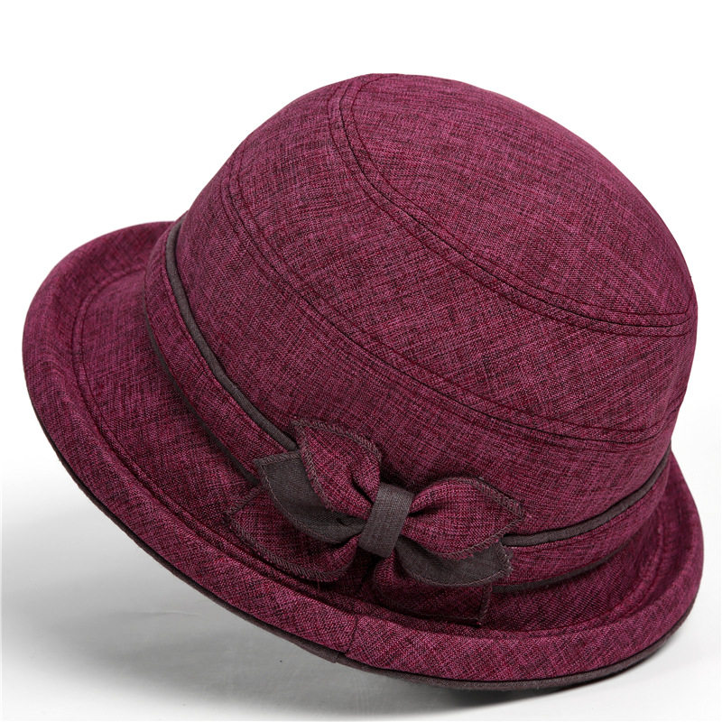 中老年人帽子女士盆帽妈妈保暖夫帽秋冬天毛呢礼帽春秋奶奶布帽