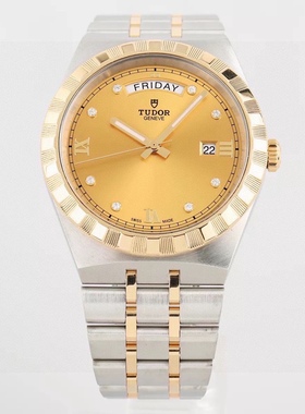 [9.8新]帝舵男表皇家系列手表自动机械双历男款腕表M28603-0006