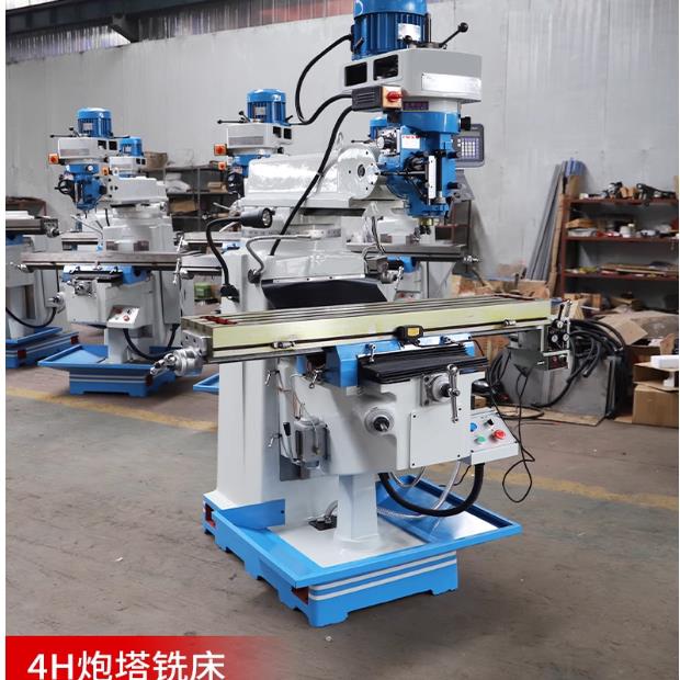 立卧两用M5W炮塔铣床高精度全自动升降台铣床钻铣攻All床5号机