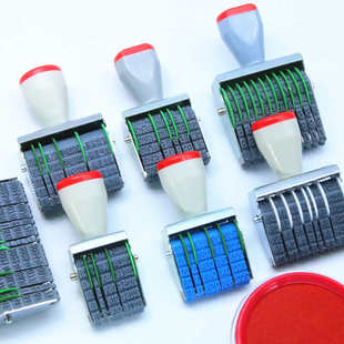 日期印章可调节11位数字章年月日时分生产出厂档案纸箱包装日期章