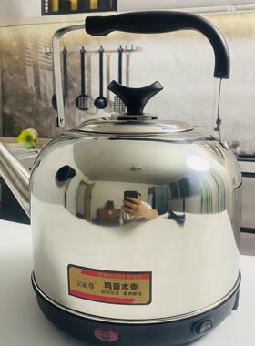 自动断电高升保温家用电壶不锈钢电热水壶大容量快煮壶鸣笛烧水壶