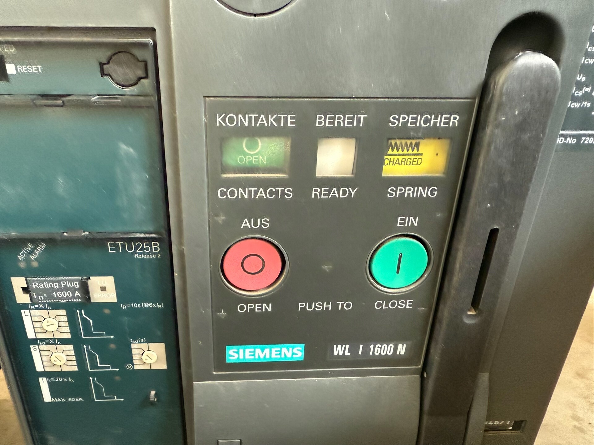 西门子1600A断路器