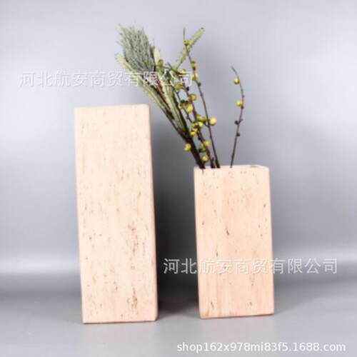 现代简约创意树脂花器花插花瓶样板房售楼处桌面茶几软装饰品摆件