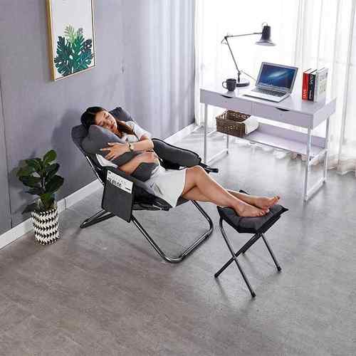 靠背休闲躺椅 懒人沙发椅现代单人沙发宿舍懒人椅家用可折叠座椅