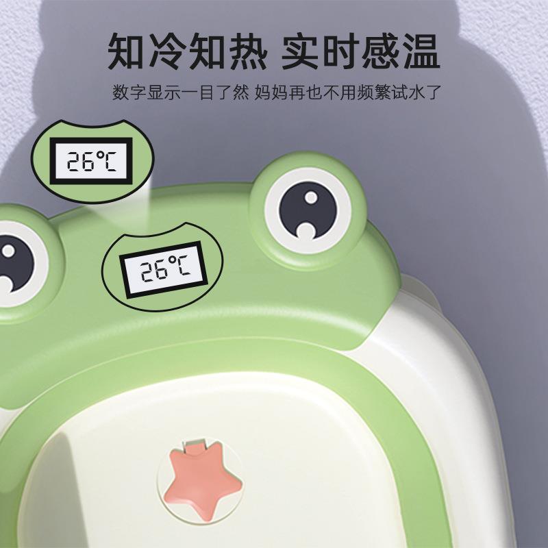 儿跨AL2622境热卖用童洗澡盆家智能温儿感沐浴泡澡盆折叠式婴儿浴