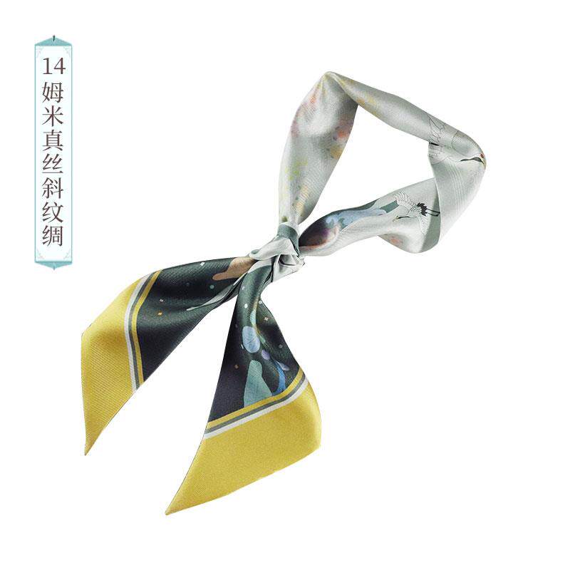 高档陕西史博物带馆巾文化历创意修长丝发带束带飘作为女孩的生日