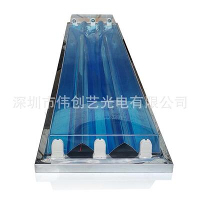 净化灯厂家现货供led三管净化灯吸顶式不锈钢洁净灯盘无尘车间灯
