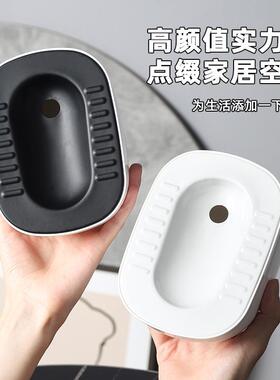 搞怪蹲便器创意烟缸创意个友性家蹲便器-1灰用办男公室烟缸送装饰