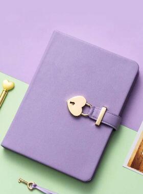 Secret Notebook Ruled Journal Lined Diary With Heart Lock Cr