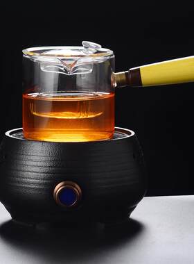 帝依电器陶瓷电陶炉茶炉黑陶粗陶玻璃煮茶器大号烧水壶蒸茶器茶艺