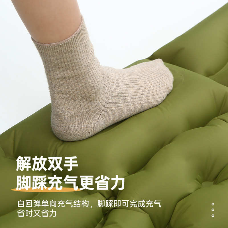 充气防潮垫户外露营帐篷睡垫加厚汽车拼接双人床垫便携式气垫地垫