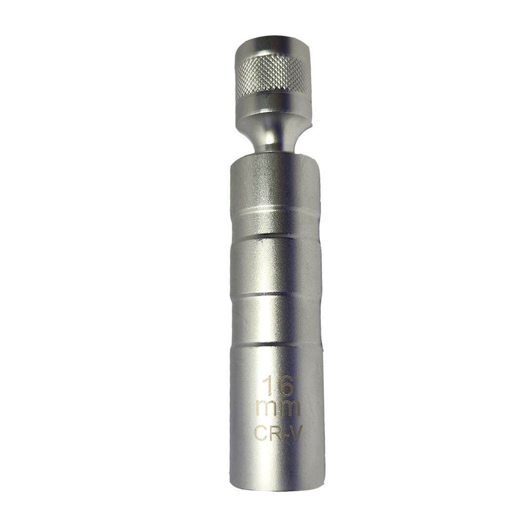 跨境热卖万向火花塞套筒薄壁带磁性14mm16mm汽修火花塞拆卸工具