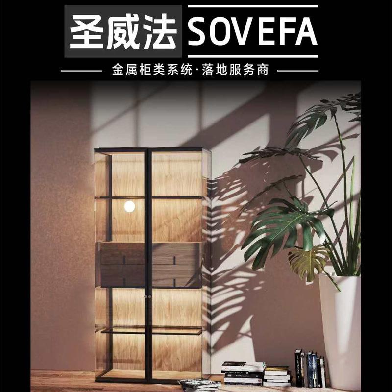 透明玻璃飞机展示柜手办模型防尘展柜客厅摆件展示架图片
