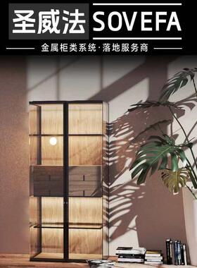 意式极简飞飞机柜机柜Ri斗mad餐esio家展厅展示用客厅厅餐边酒柜