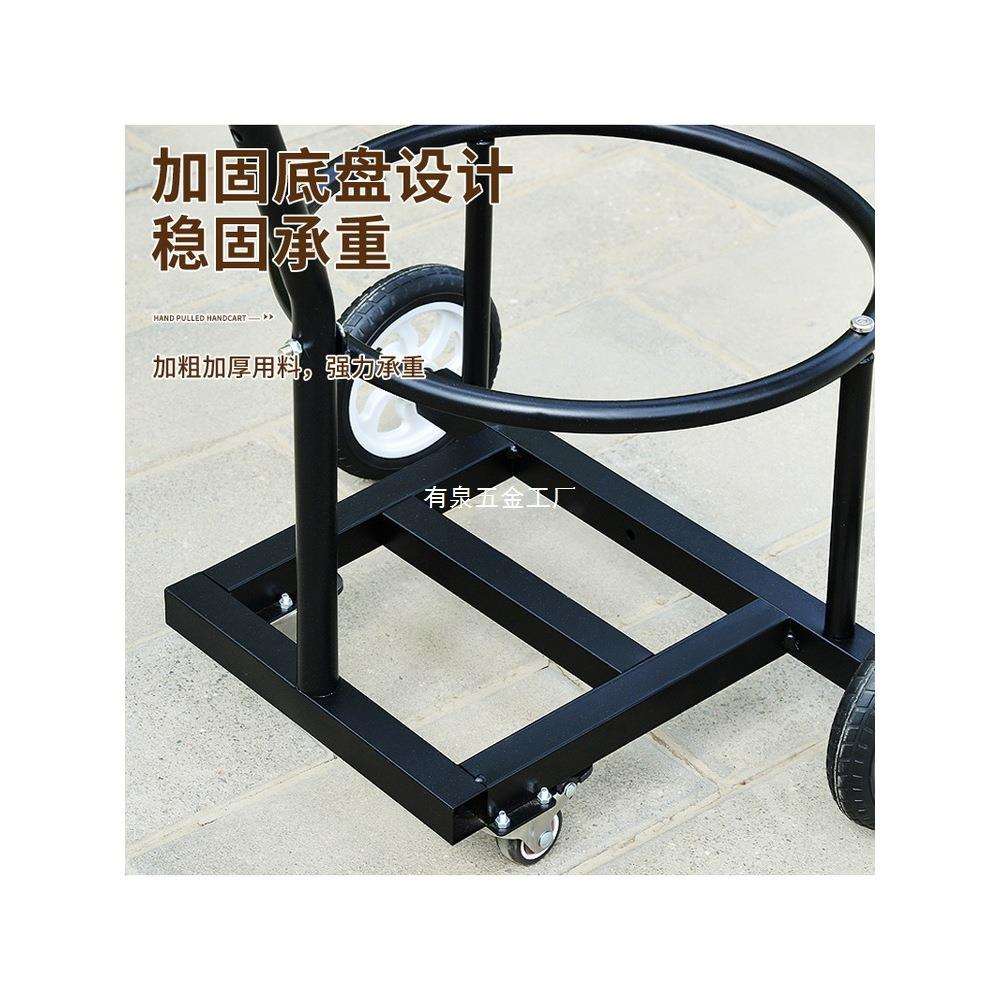升级四轮倒UHA水车静拉音轮手式小推垃车倒圾运水农村家用泔水桶