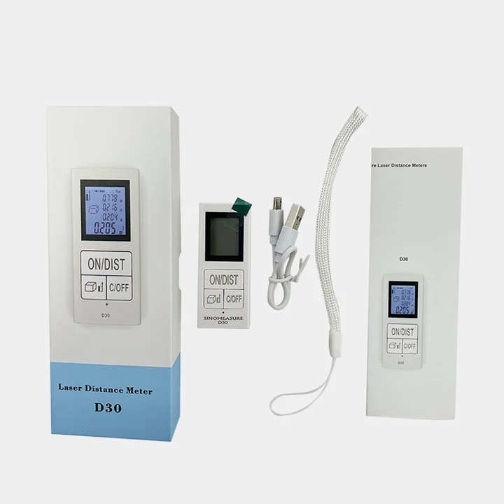迷你红外线测距仪 便携式充电激光测距仪电子测量尺量房仪
