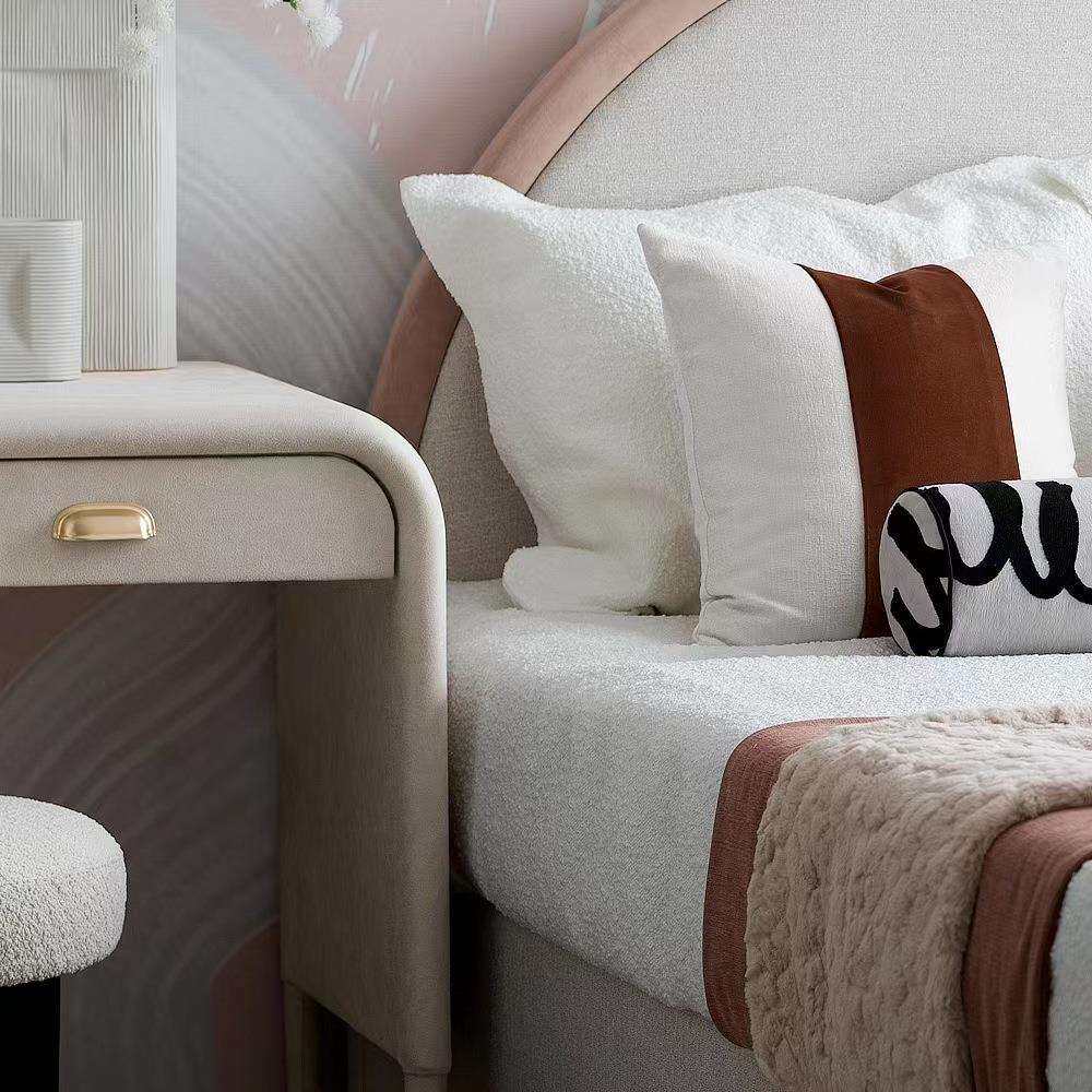 轻奢现代儿童床品样板间软装公司家具展厅店摆场床上用品多件套