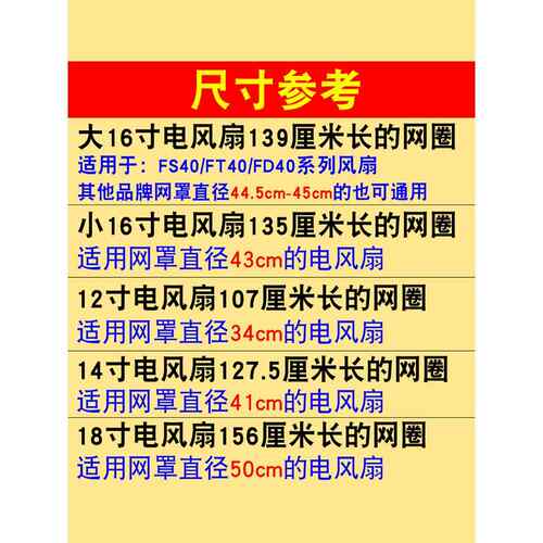 电风扇通用包边圈网圈加厚风扇固定圈落地扇台扇壁扇胶条网扣箍