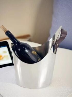 高级感轻奢样板花间花冰桶器插器托盘摆件021酒店大客厅玄关饰堂