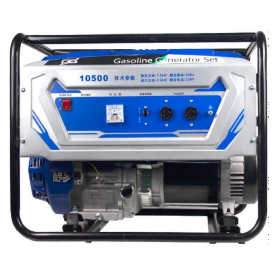 亘高汽油发电机220v家用小型3kw大功率5/6kw380V三相户外微型摆摊