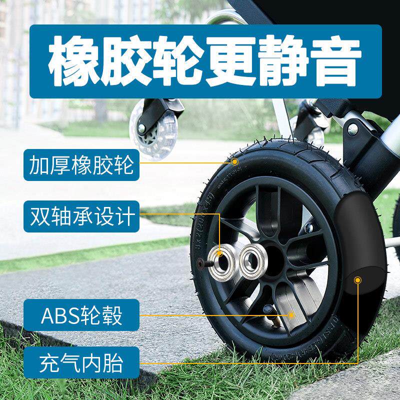 购物车买菜车小拉车静音爬楼梯手拉车折叠轻便老人小推车家用推车
