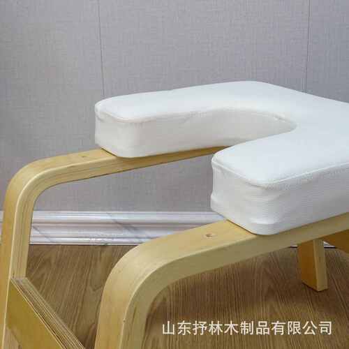 现货木质瑜伽倒立凳家用倒挂拉伸倒立椅 健身辅助器小型健身器材