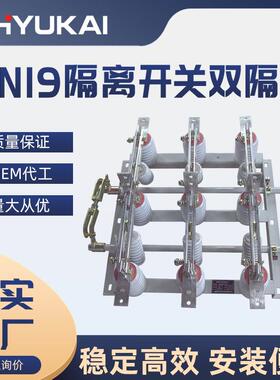 隔离开关GN19-12ST/630A双投高压隔离开关10KV户内双刀闸隔离开关