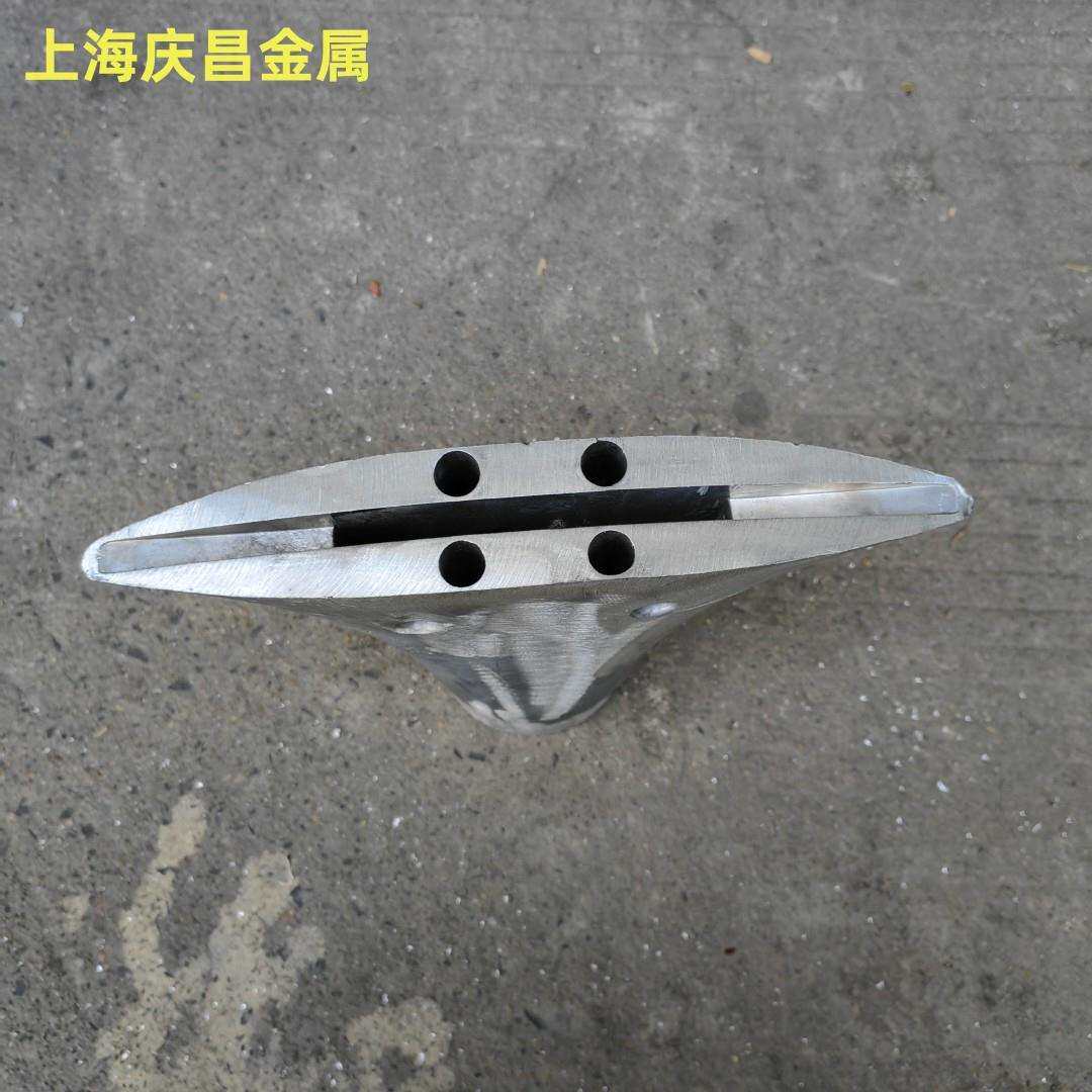 全铝路名牌托盘 罗马杆配件 尺寸76铝合金铸件 粤式路名牌底托