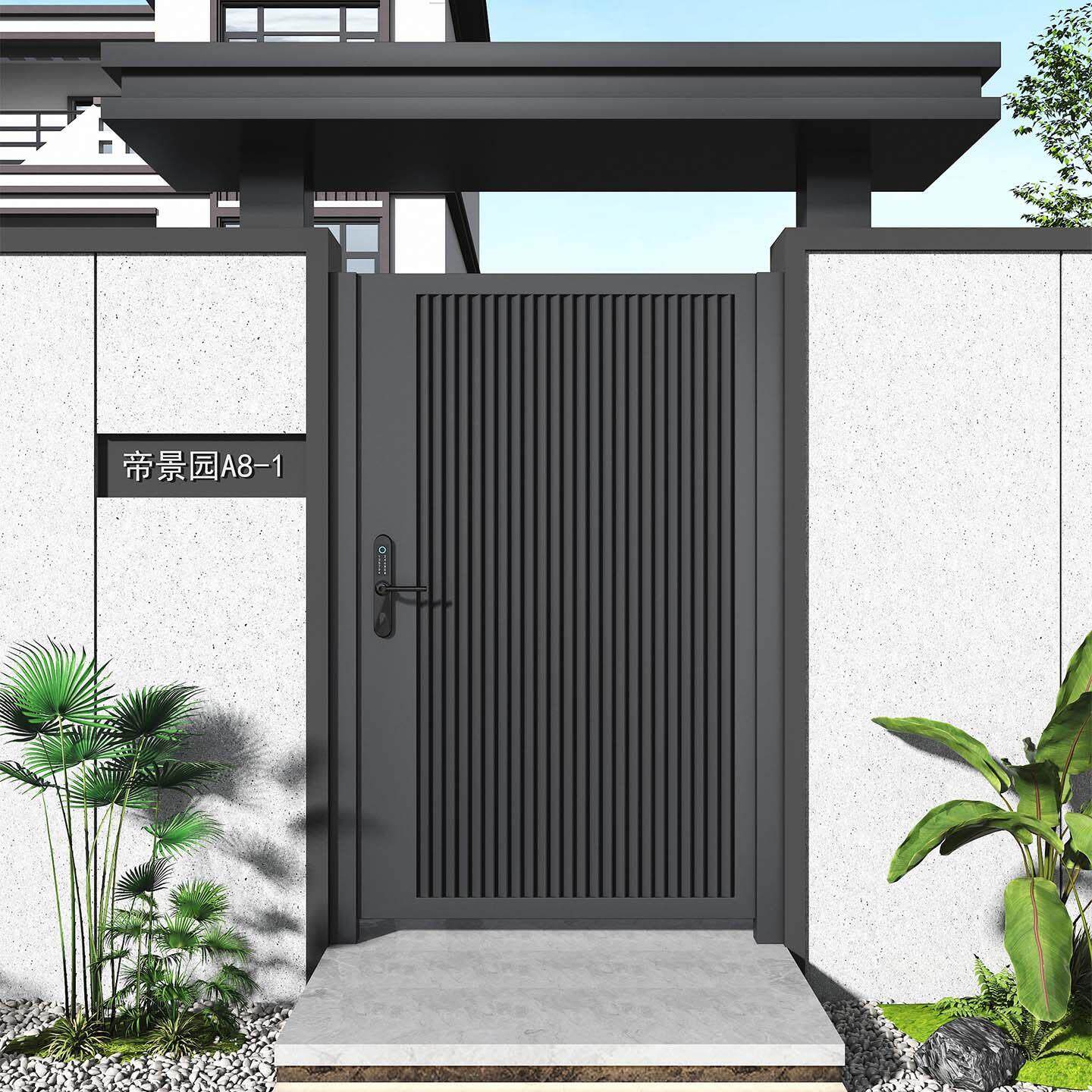 铝合金别墅院子大门庭院大门户外花园门庭院门农村自建房大门门楼