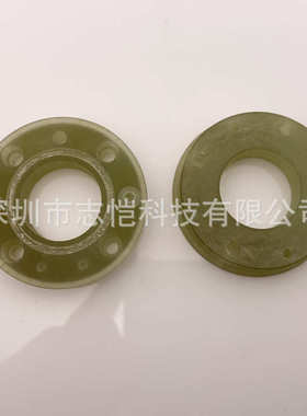 激切割头 迪出气筒能光机新款绝缘配件  绿色百环超光纤环绝缘