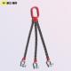 G80锰钢三腿炼条吊索具起重吊装 炼条组合索具起重炼条吊钩组合吊