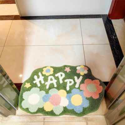 客沙发撸猫感茶几生毯卧4add547室镜蝴蝶地毯清新衣帽厨间防滑前