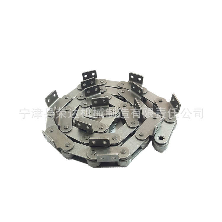 双节距C216AL-C2082型单侧外片双孔弯板直板大滚珠输送链条