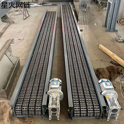 锻造链条输送机冲压件锻打件输送带双排多排滚子链传送带传送机