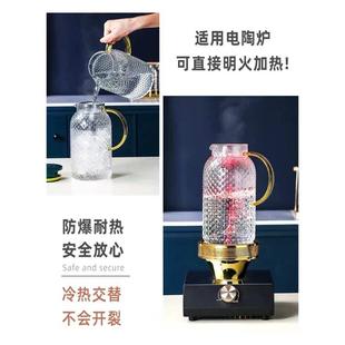 感客厅家用待客喝水水杯茶杯带把带托盘 轻奢杯子家庭套装