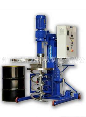 优惠铁桶搅拌机200L搅拌机自动升降膏体混合双螺带桨叶不锈钢材质