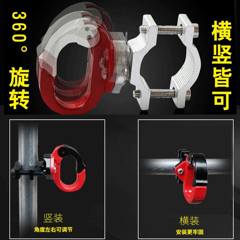全金属电动车挂钩助力摩托滑板机动单车把前置通用免打孔挂物钩子