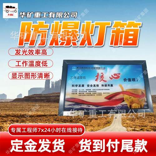 显示图像清晰防爆灯箱工作温度低防爆灯箱DHS12/12L(C)防爆灯箱