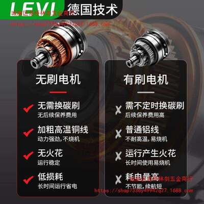 德国无刷电动扳手1200N大妞力汽修冲击扳手通用大艺48V88V84D电池