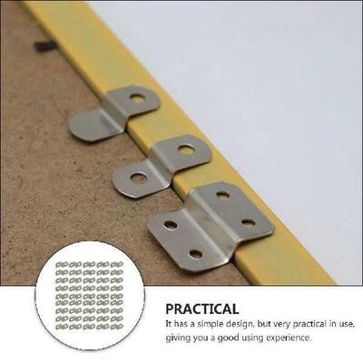 120 Pcs Table Picture Holder Desk Fastener Z Clips