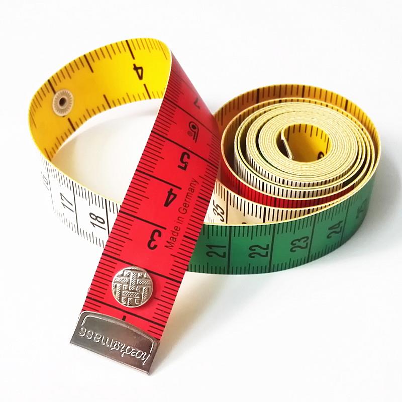 T迷你尺子皮尺量衣尺三围尺裁缝尺服装尺软尺皮尺卷尺1.5米尺
