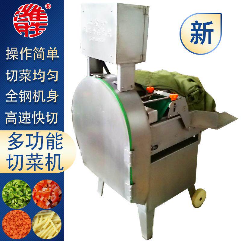 不锈钢多功能切菜机设备 胡萝卜切片机设备 白萝卜切片机设备
